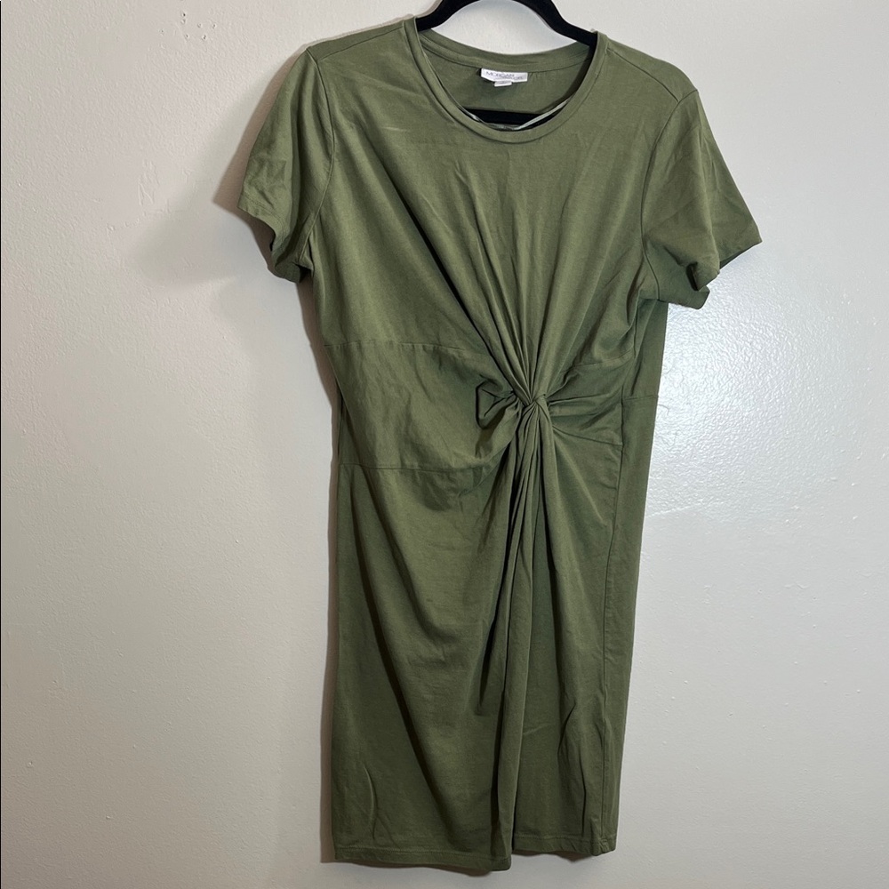 Morgan Taylor Green Knot Front Dress M